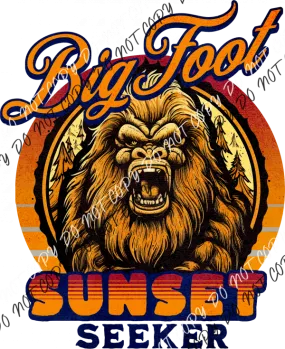 Big Foot Sunset Seeker DTF Transfer