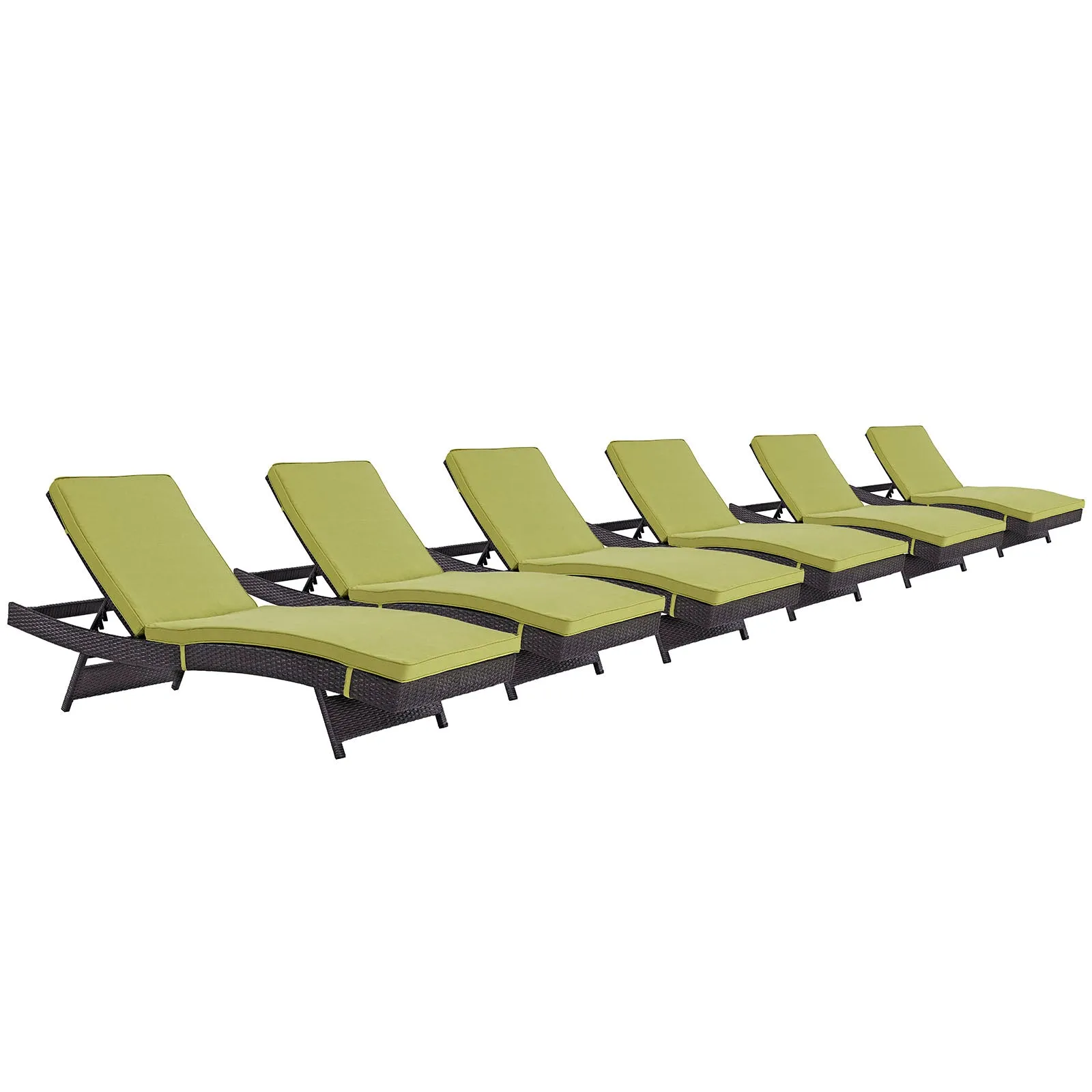 Convene Chaise Outdoor Patio Set of 6