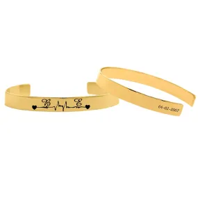 Couple Personalized Bangle