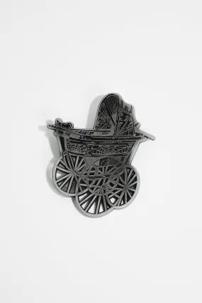 Dark Carriage Enamel Pin