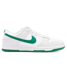 Dunk Low Retro - Summit White/Malachite/Platinum Tint