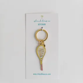 Island Haus Co - Tennis Racket Keychain