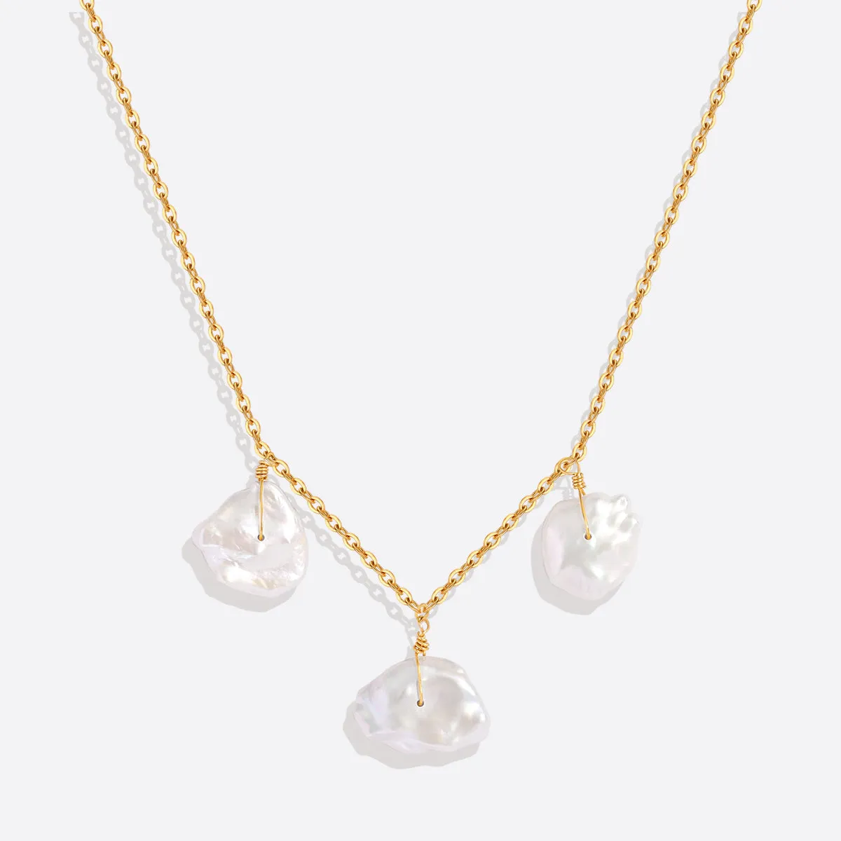 Keshi Pearl Nugget Necklace