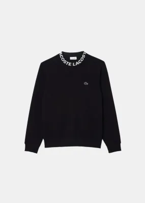 Sweatshirt Lacoste avec col siglé en double-face 2K24